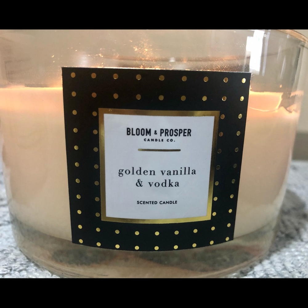 ISO Bloom and Prosper golden vanilla and vodka